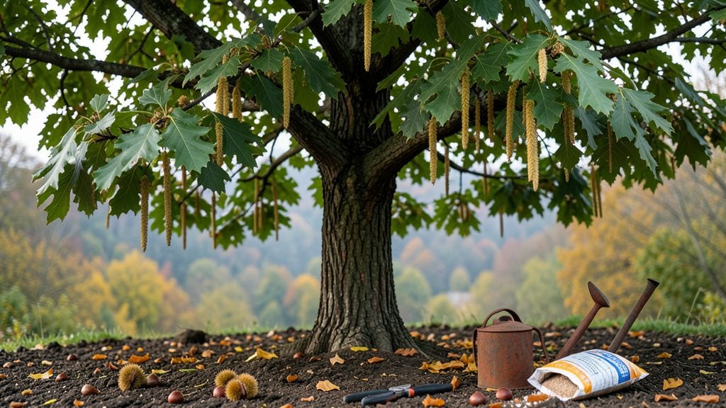 Chestnut Tree Catkins Growing Guide: Layered Moisture and Light for Germination Success