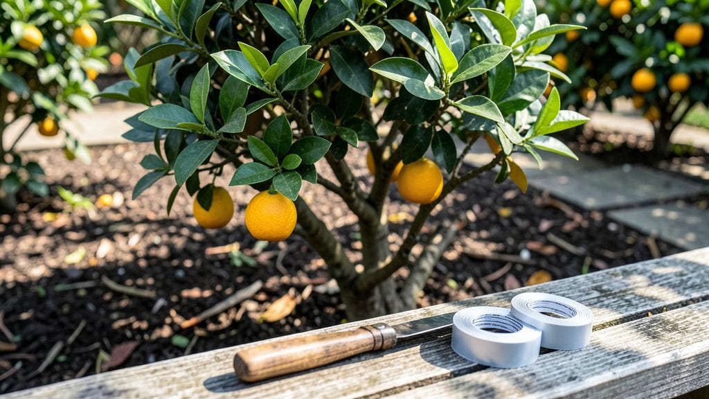 Grafting Tangerine Trees: Precision Technique for High-Success Citrus Union