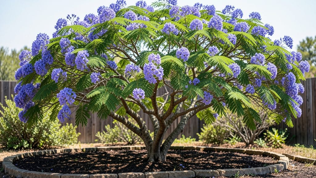 Jacaranda Tree Bloom: Layered Lavender and Purple Canopy Magic
