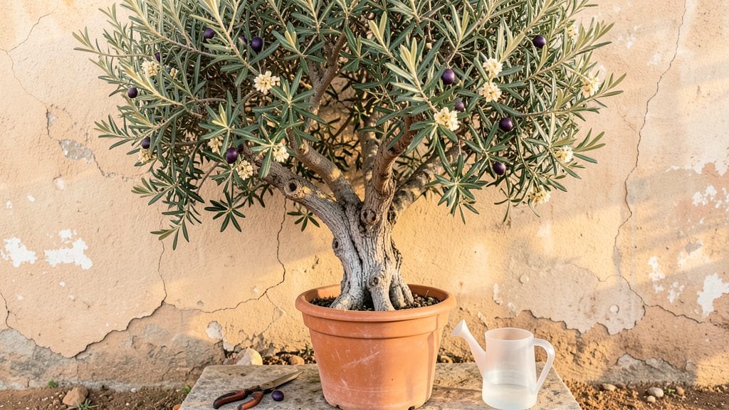 Olive Tree Garden: Mediterranean Oasis With Year-Round Privacy