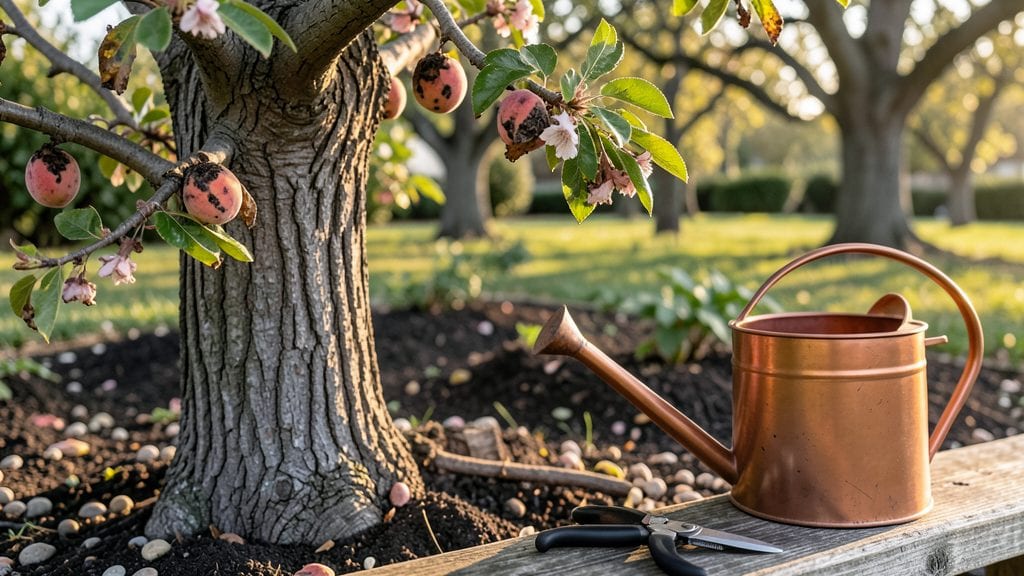 Peach Tree Blight: Organic Fungicide Spray for Fast Recovery